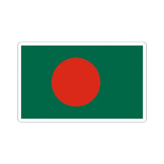 Flag of Bangladesh alt (Bangladesh) STICKER Vinyl Kiss-Cut Decal 2 Inch White - The Sticker Space