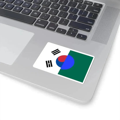 Flag of Bangladesh and South Korea (Bangladesh) STICKER Vinyl Kiss-Cut Decal - The Sticker Space