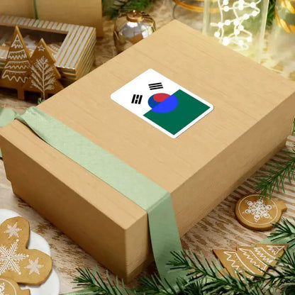 Flag of Bangladesh and South Korea (Bangladesh) STICKER Vinyl Kiss-Cut Decal - The Sticker Space