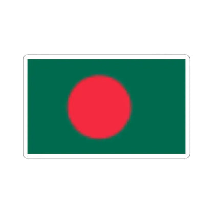 Flag of Bangladesh (Bangladesh) STICKER Vinyl Kiss-Cut Decal 6 Inch White - The Sticker Space