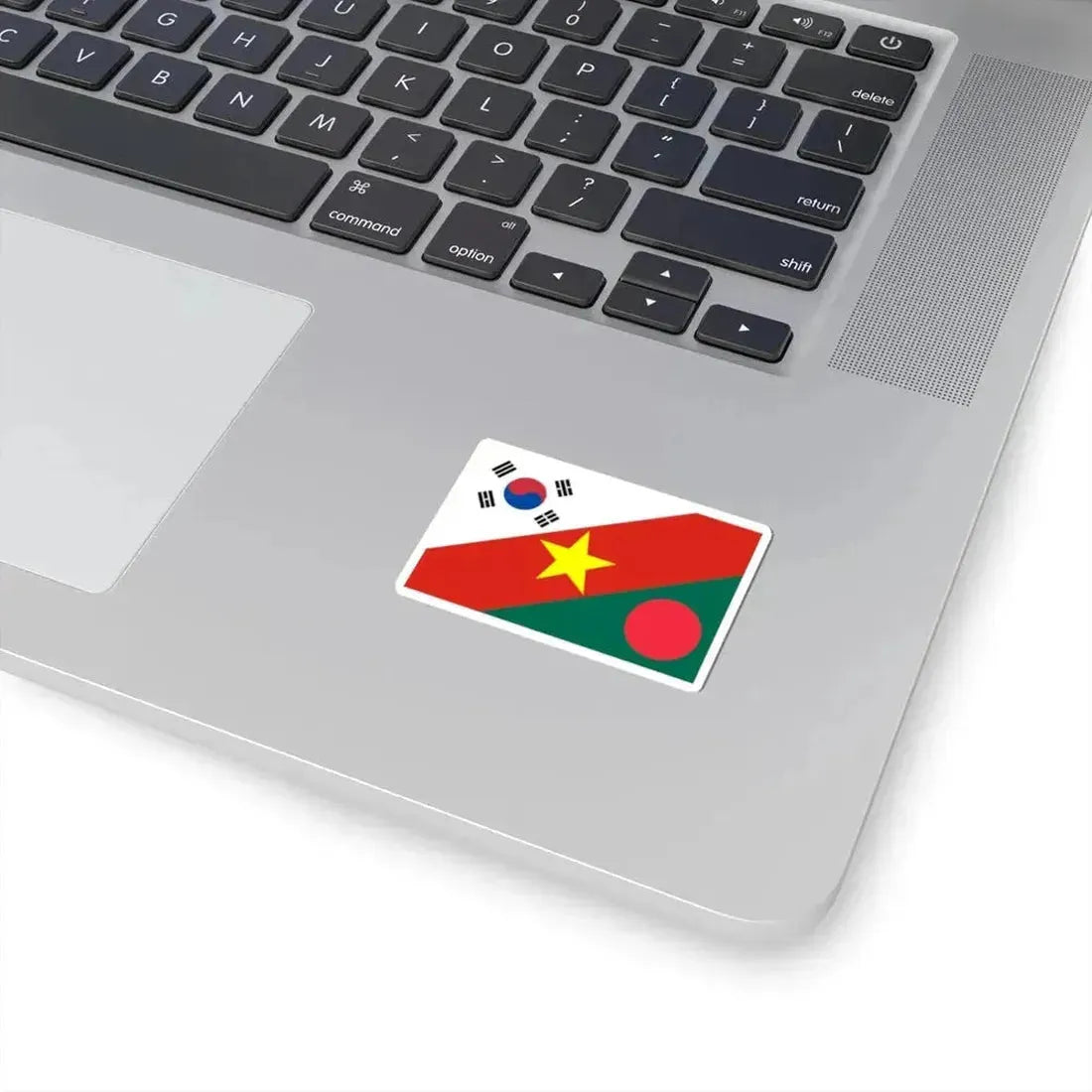 Flag of Bangladesh South Korea and Vietnam (Bangladesh) STICKER Vinyl Kiss-Cut Decal - The Sticker Space