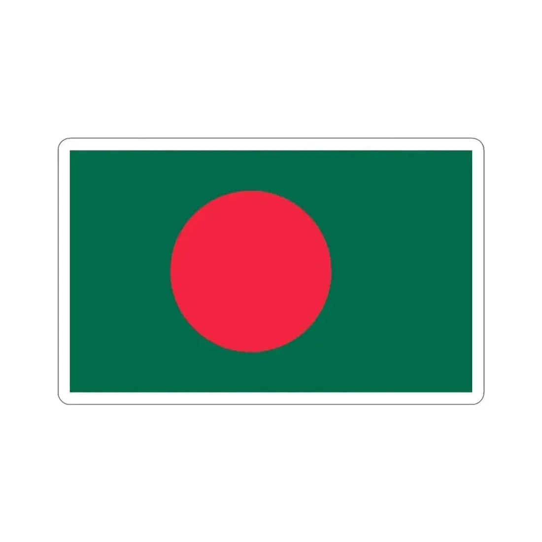 Flag of Bangladesh STICKER Vinyl Die-Cut Decal 2 Inch - The Sticker Space