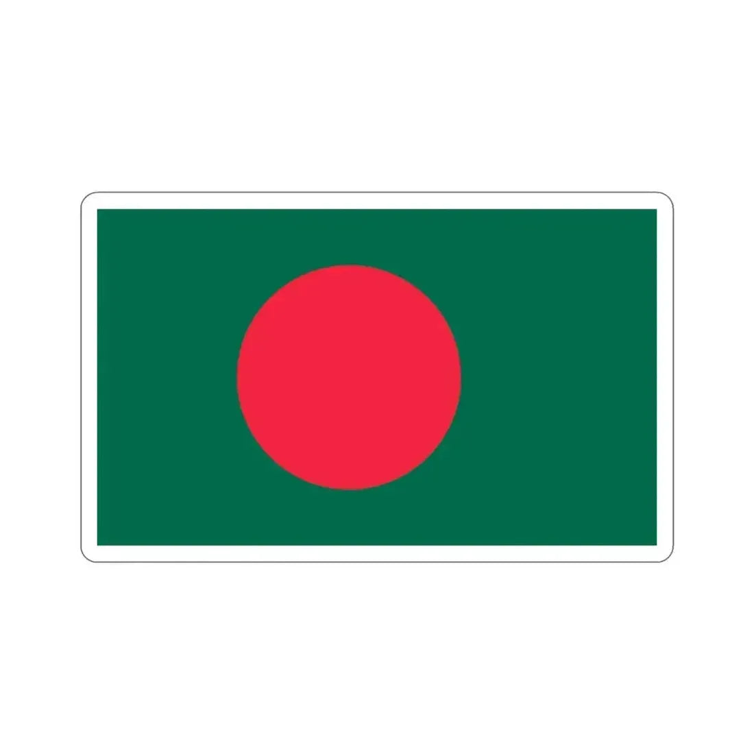 Flag of Bangladesh STICKER Vinyl Die-Cut Decal 3 Inch - The Sticker Space
