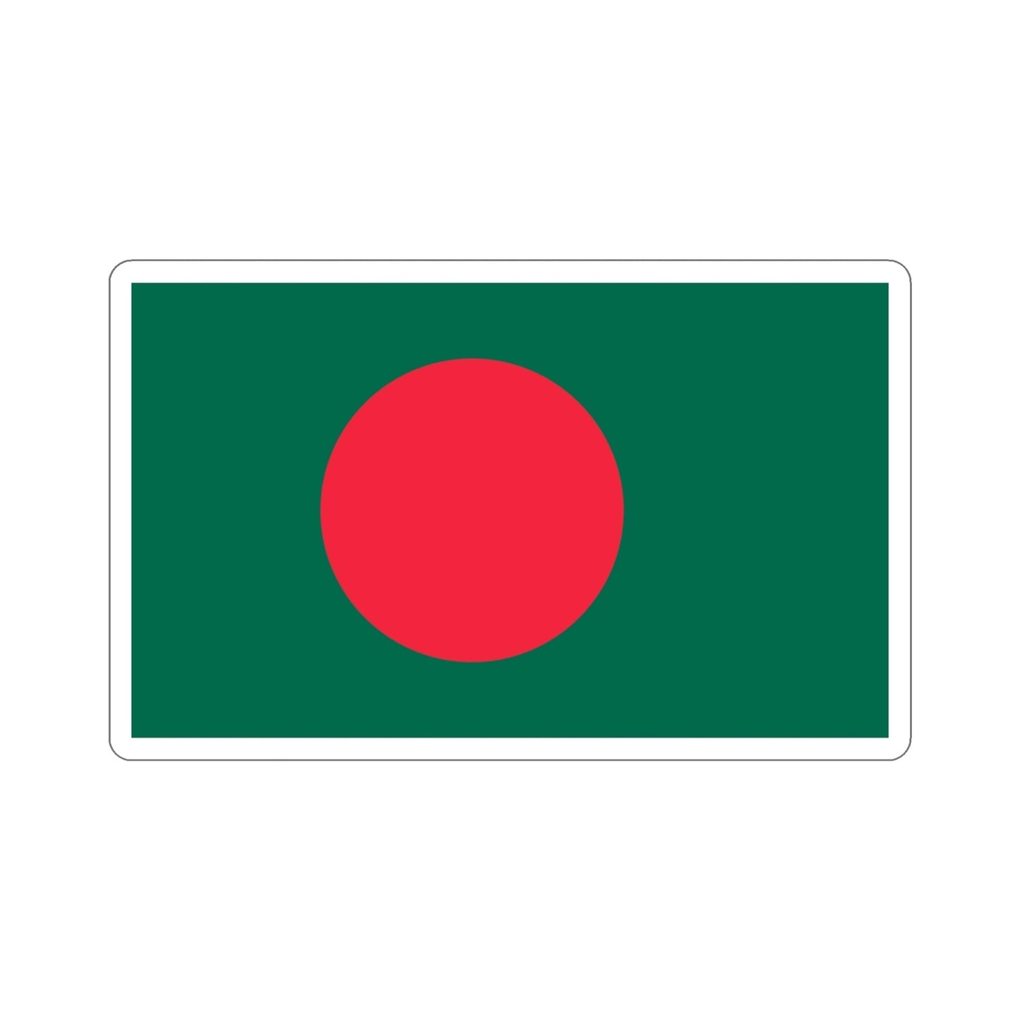 Flag of Bangladesh STICKER Vinyl Die-Cut Decal-4 Inch-The Sticker Space