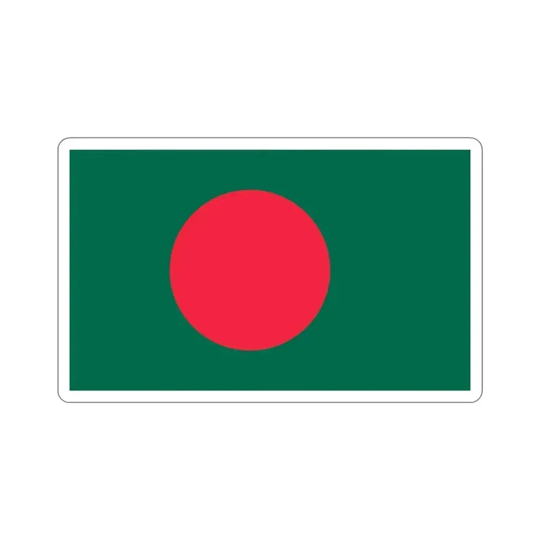 Flag of Bangladesh STICKER Vinyl Die-Cut Decal 4 Inch - The Sticker Space