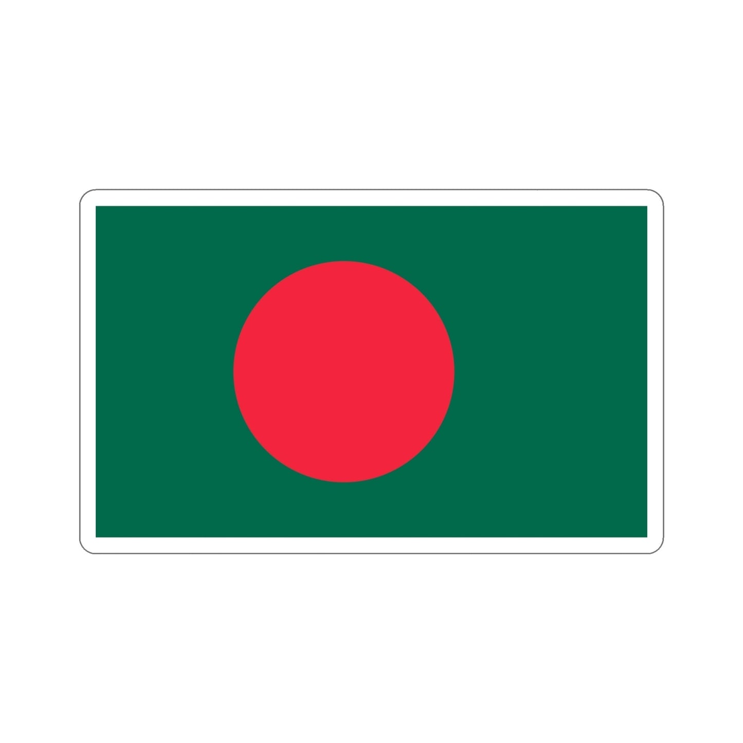 Flag of Bangladesh STICKER Vinyl Die-Cut Decal-5 Inch-The Sticker Space