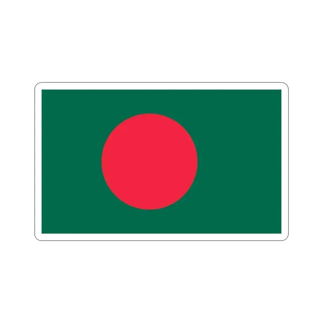 Flag of Bangladesh STICKER Vinyl Die-Cut Decal 5 Inch - The Sticker Space