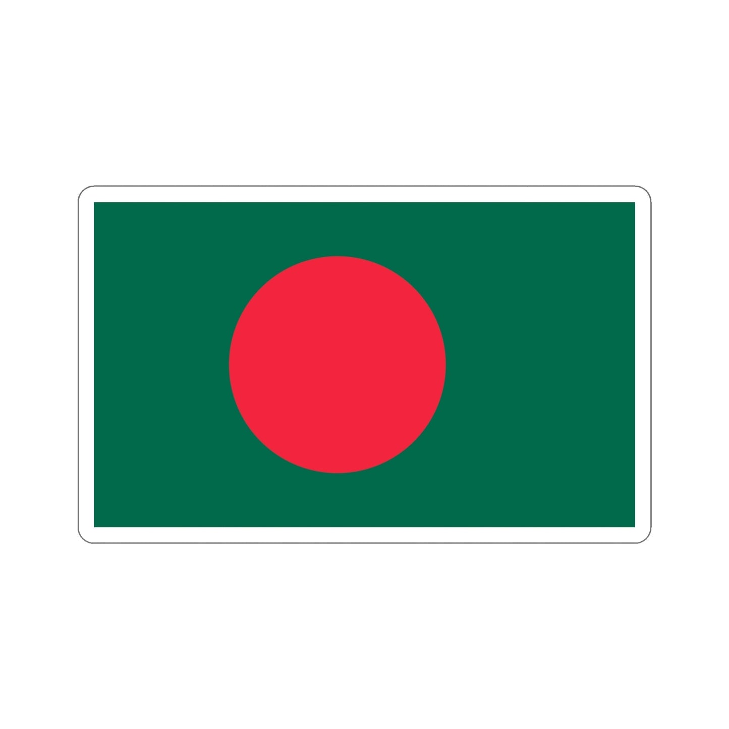 Flag of Bangladesh STICKER Vinyl Die-Cut Decal-6 Inch-The Sticker Space