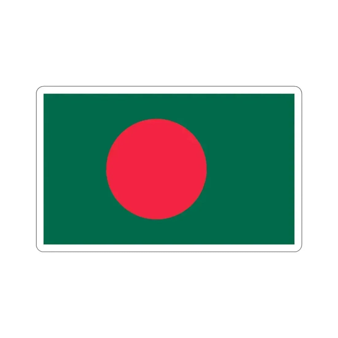 Flag of Bangladesh STICKER Vinyl Die-Cut Decal 6 Inch - The Sticker Space