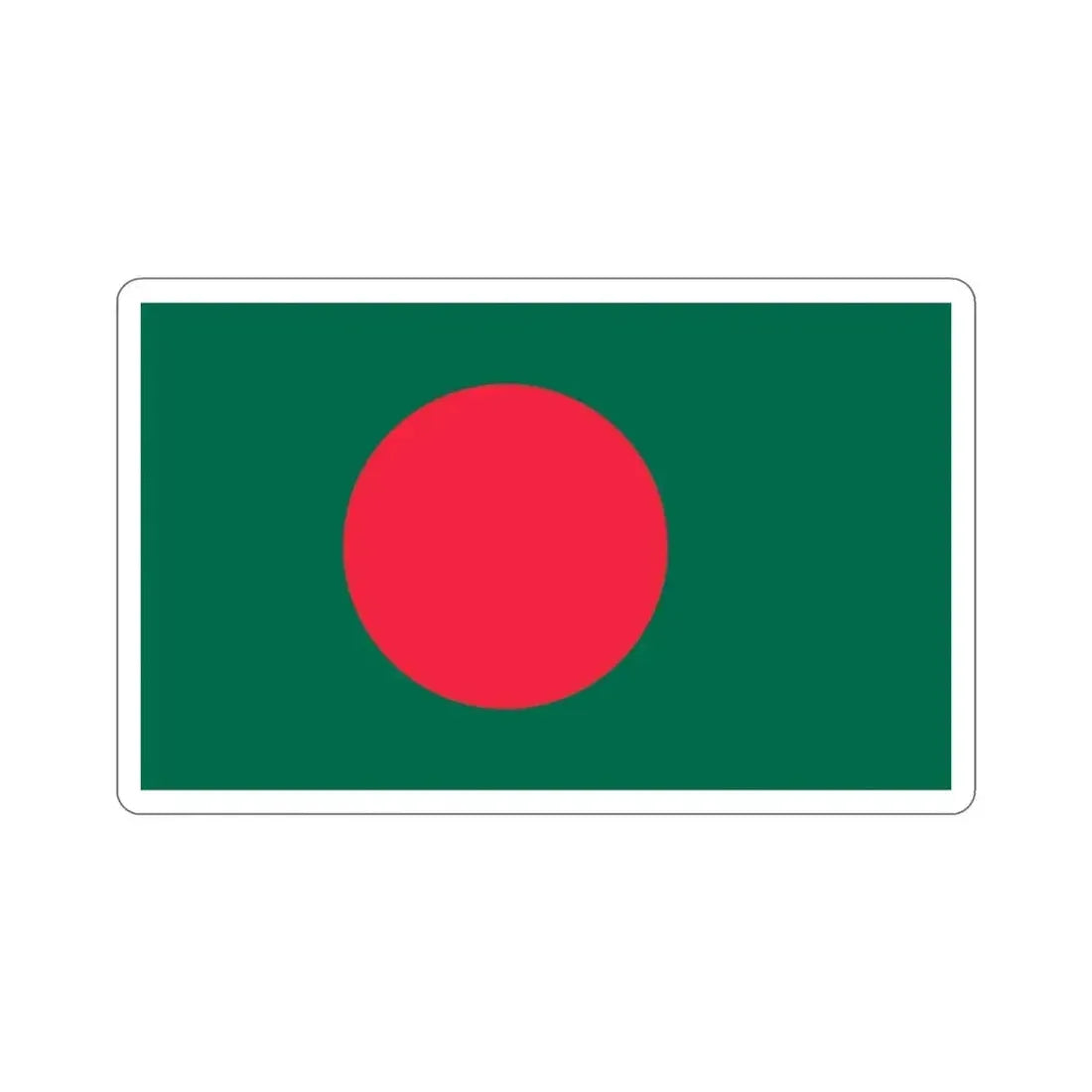 Flag of Bangladesh STICKER Vinyl Die-Cut Decal - The Sticker Space