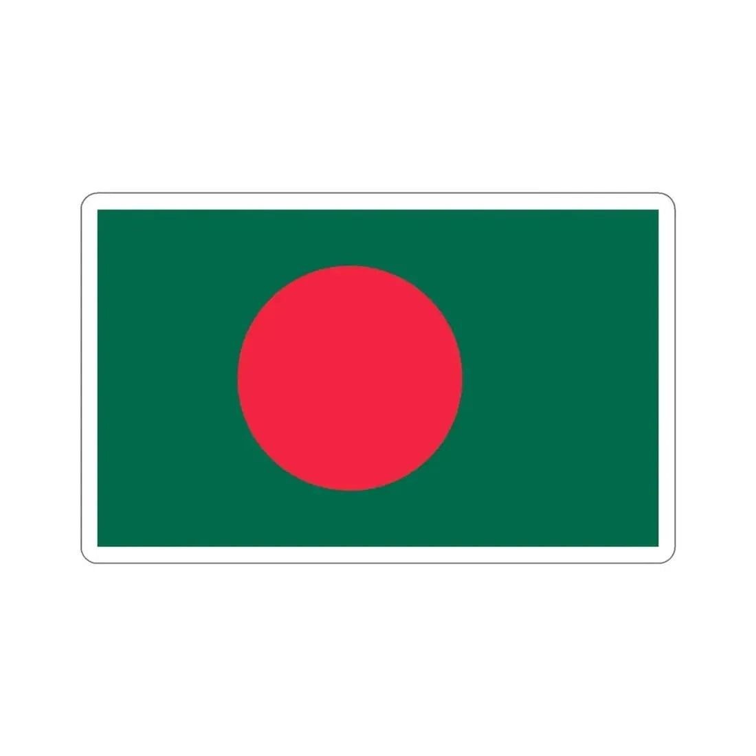Flag of Bangladesh STICKER Vinyl Die-Cut Decal - The Sticker Space