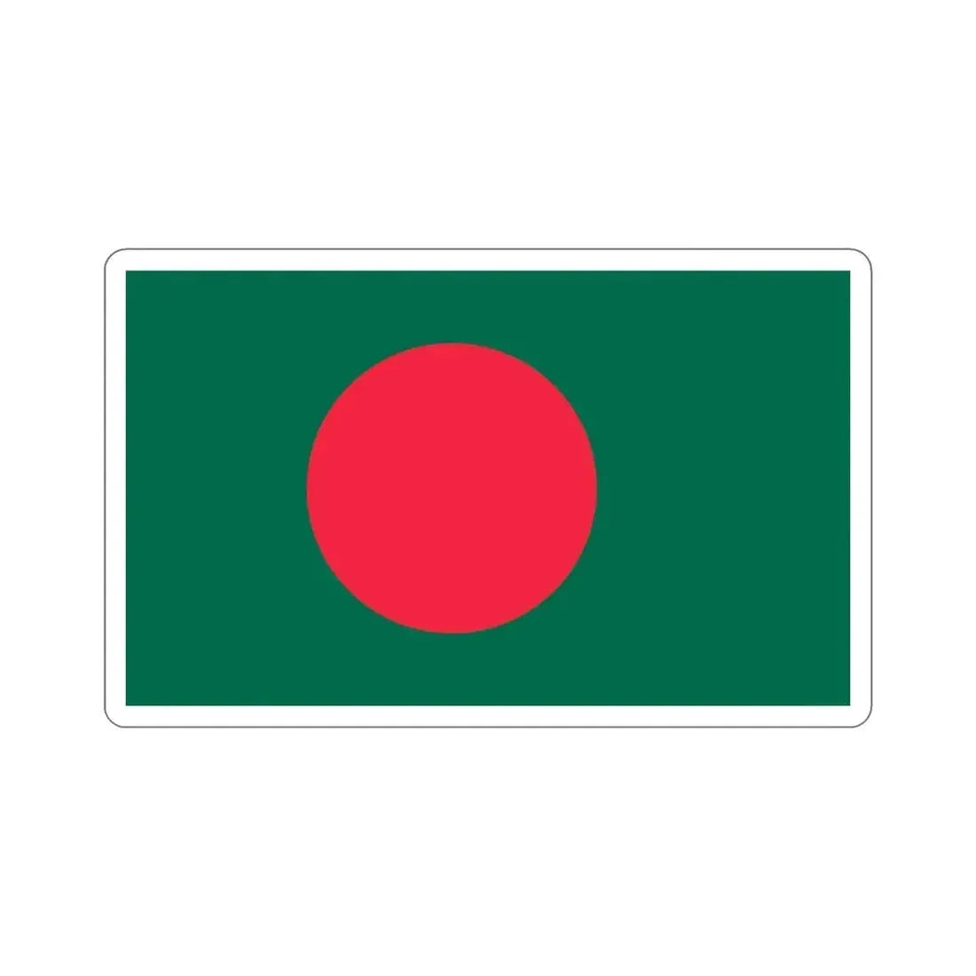 Flag of Bangladesh STICKER Vinyl Die-Cut Decal - The Sticker Space