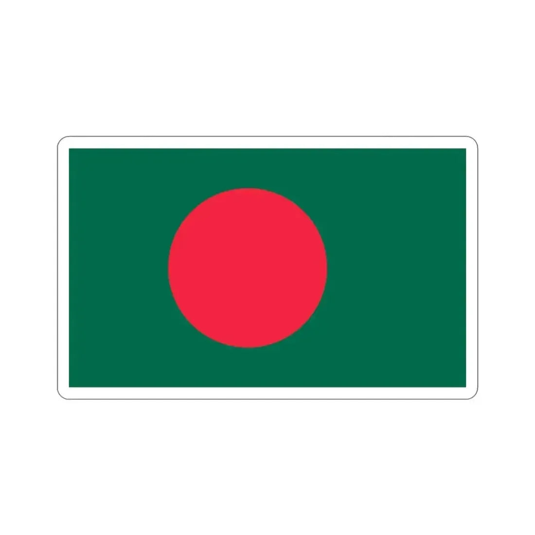 Flag of Bangladesh STICKER Vinyl Die-Cut Decal - The Sticker Space