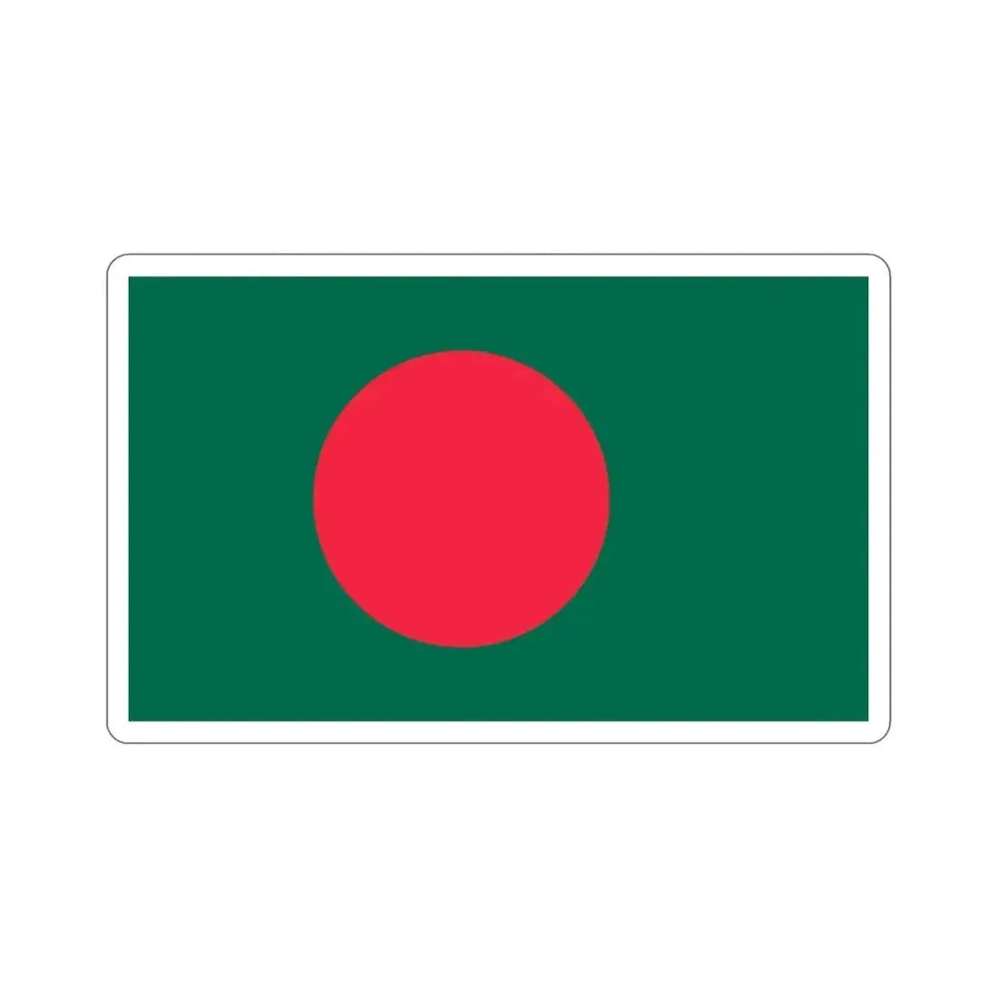 Flag of Bangladesh STICKER Vinyl Die-Cut Decal - The Sticker Space