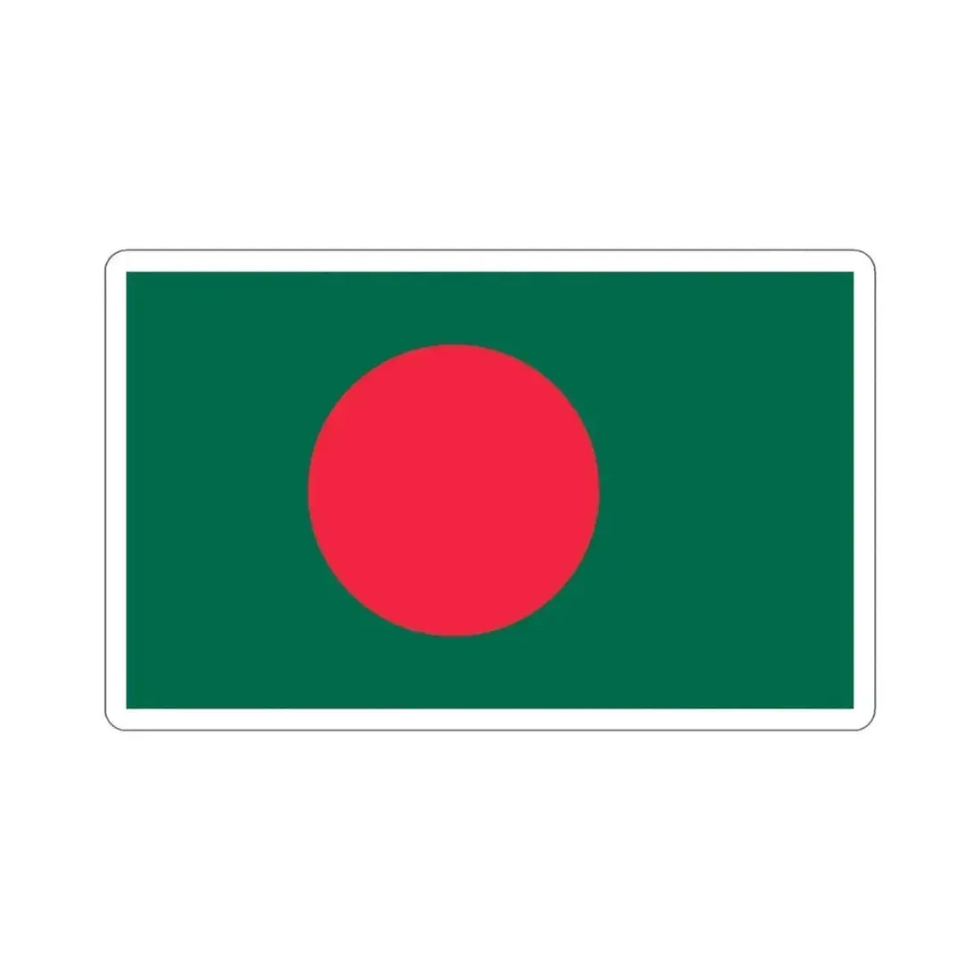 Flag of Bangladesh STICKER Vinyl Die-Cut Decal - The Sticker Space