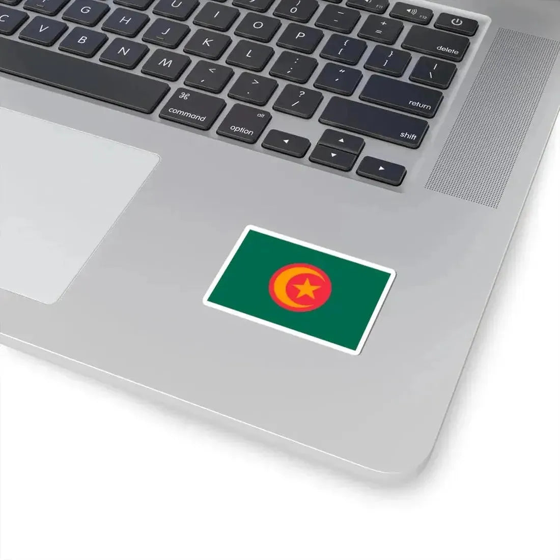 Flag of Bangladesh with crescent and star (Bangladesh) STICKER Vinyl Kiss-Cut Decal - The Sticker Space