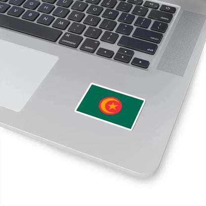 Flag of Bangladesh with crescent and star (Bangladesh) STICKER Vinyl Kiss-Cut Decal - The Sticker Space