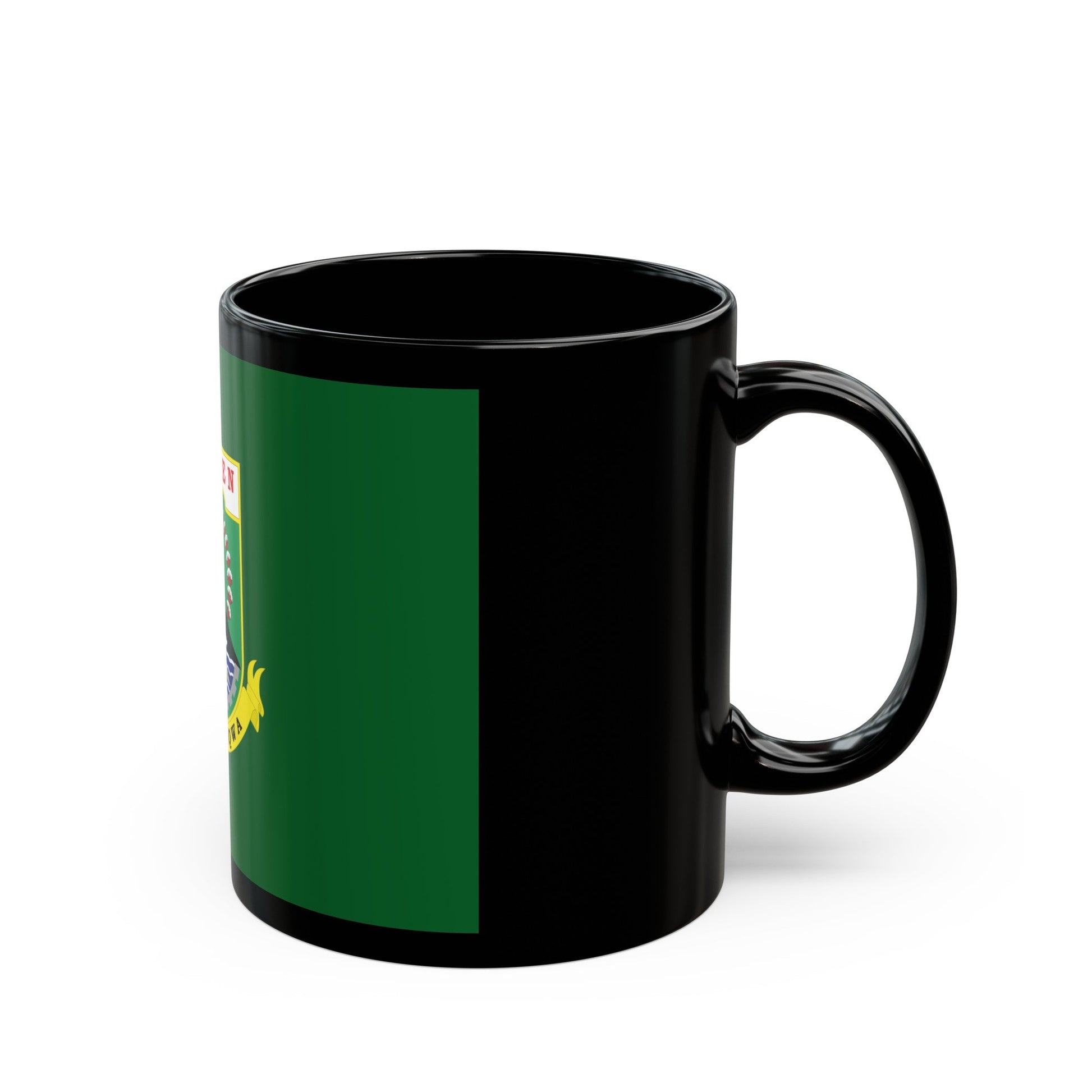 Flag of Banten Indonesia - Black Coffee Mug-The Sticker Space