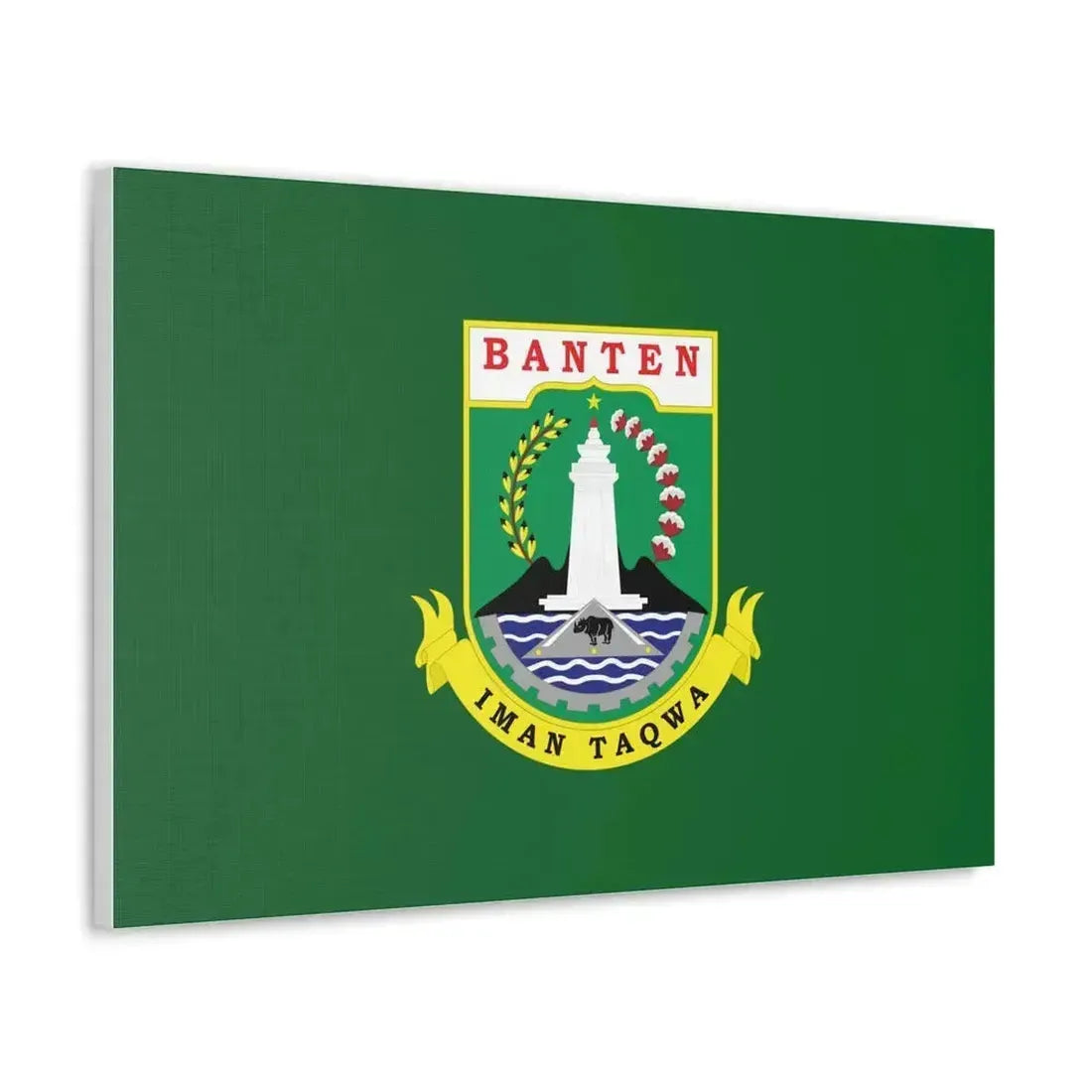 Flag of Banten Indonesia - Canvas Wall Art - The Sticker Space