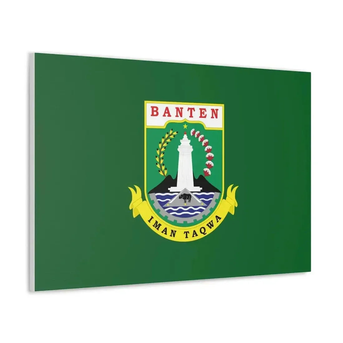 Flag of Banten Indonesia - Canvas Wall Art - The Sticker Space