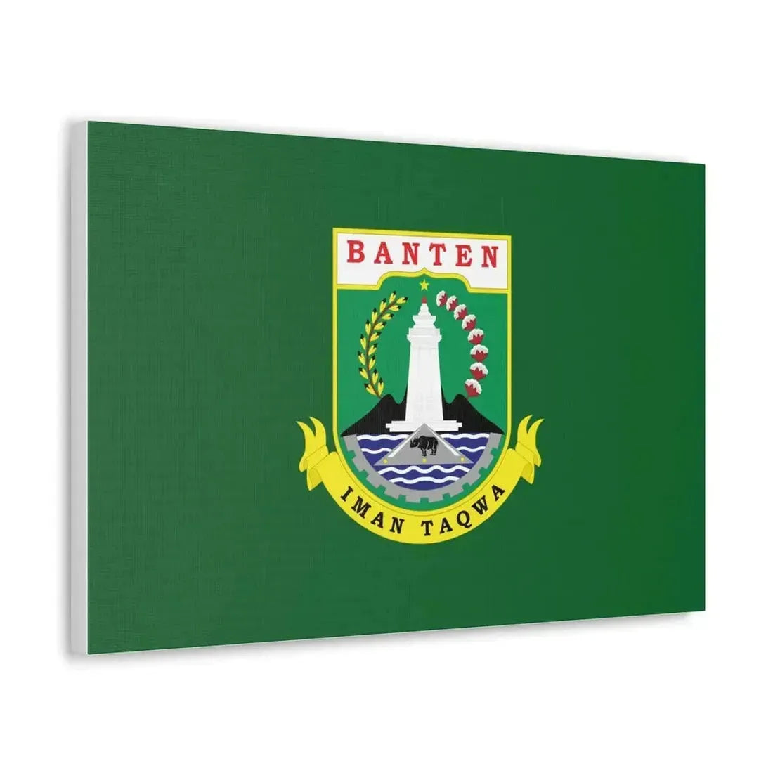 Flag of Banten Indonesia - Canvas Wall Art - The Sticker Space