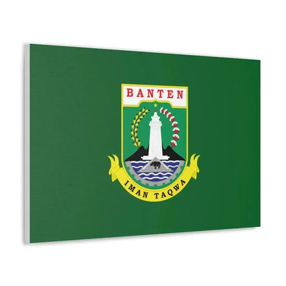 Flag of Banten Indonesia - Canvas Wall Art - The Sticker Space
