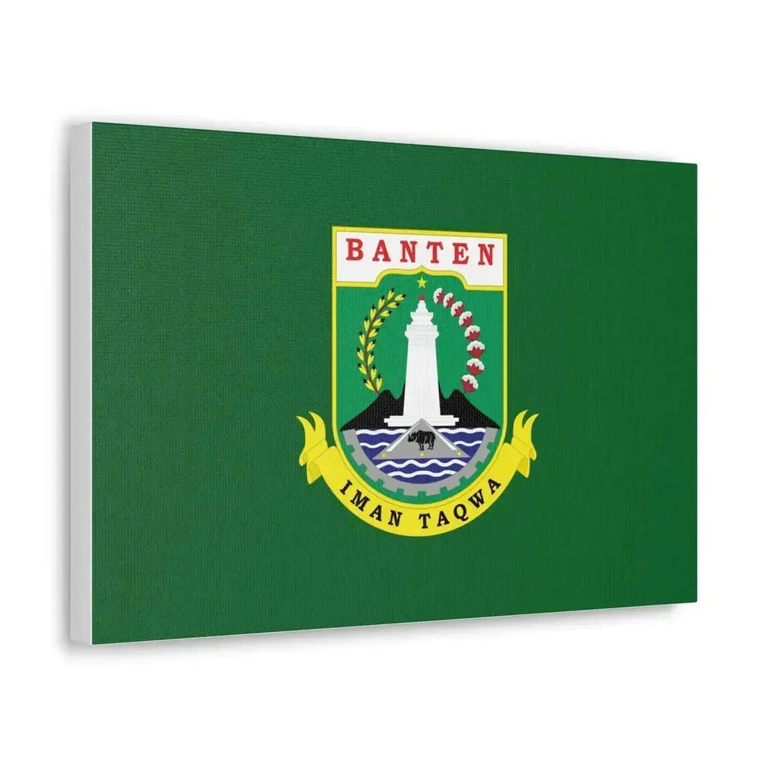 Flag of Banten Indonesia - Canvas Wall Art - The Sticker Space