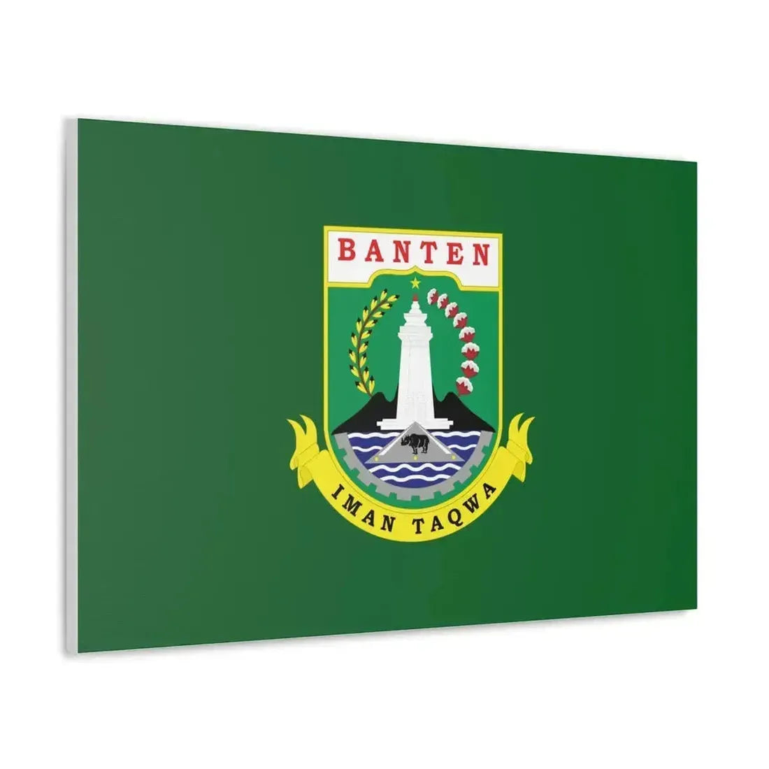 Flag of Banten Indonesia - Canvas Wall Art - The Sticker Space