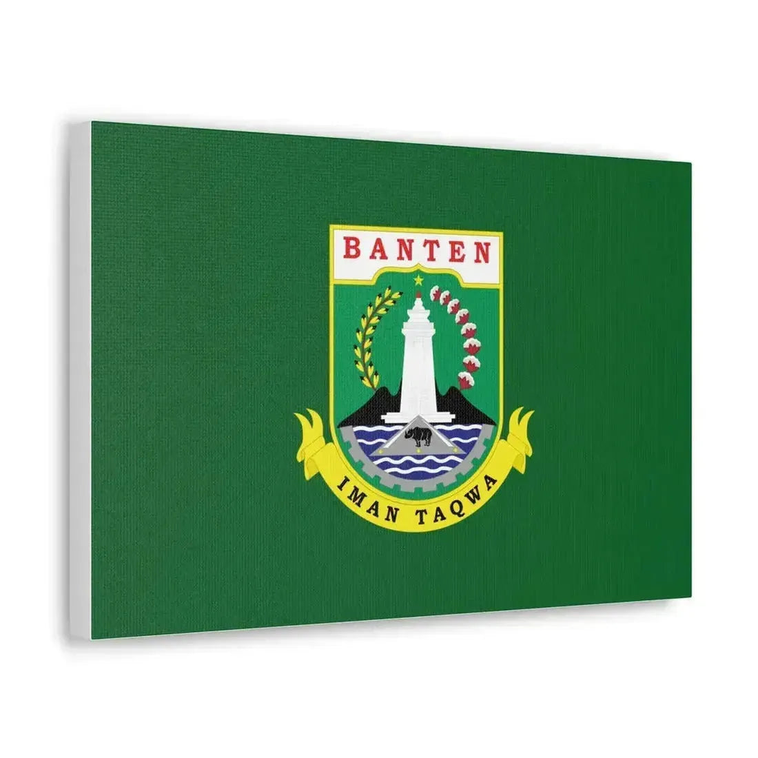 Flag of Banten Indonesia - Canvas Wall Art - The Sticker Space