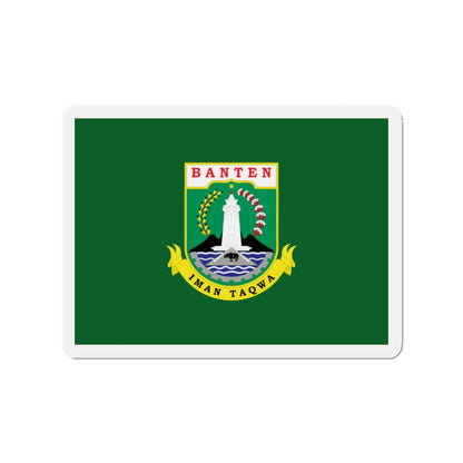 Flag of Banten Indonesia - Die-Cut Magnet-2" x 2"-The Sticker Space