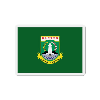 Flag of Banten Indonesia - Die-Cut Magnet-4" x 4"-The Sticker Space