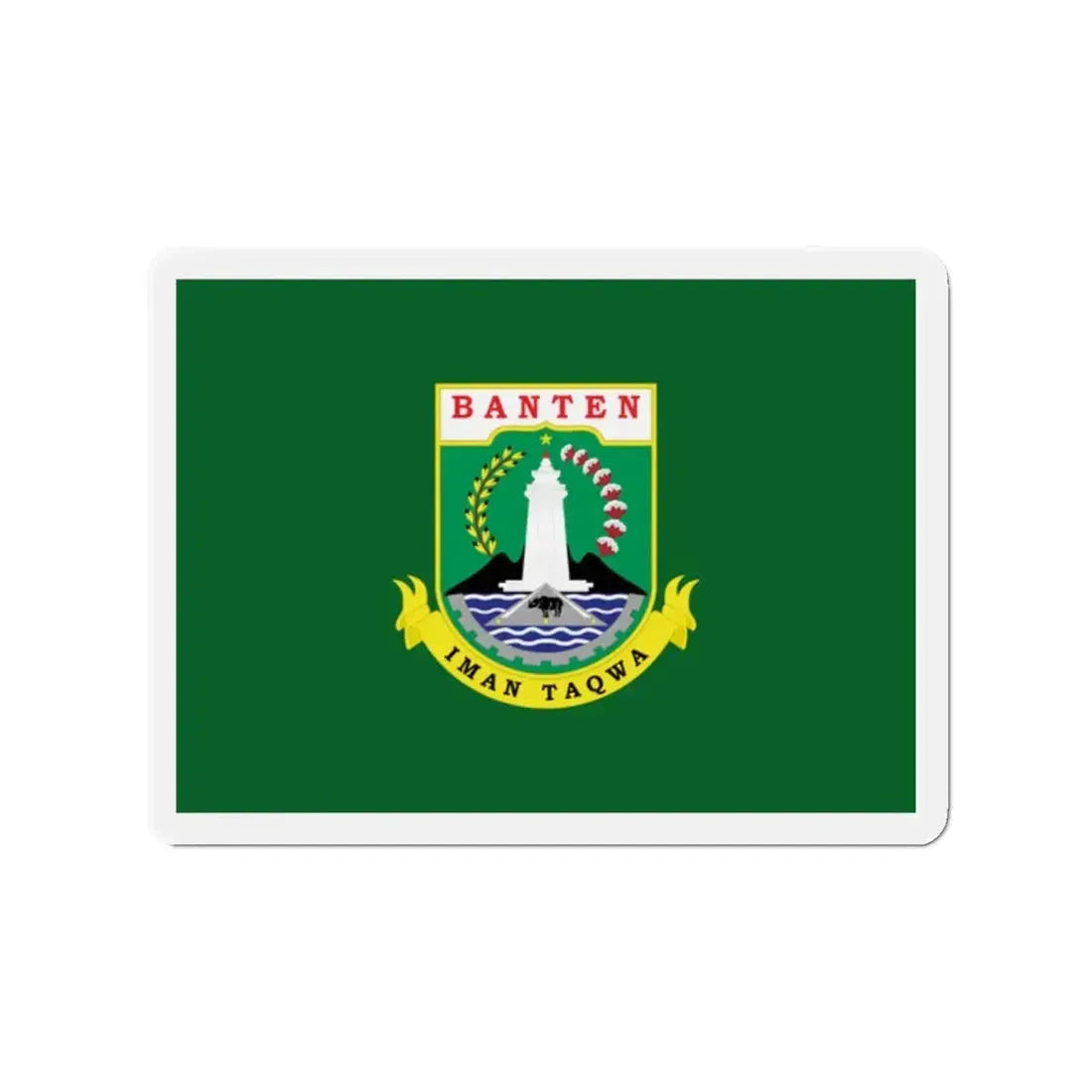Flag of Banten Indonesia - Refrigerator Magnet 2 Inch - The Sticker Space