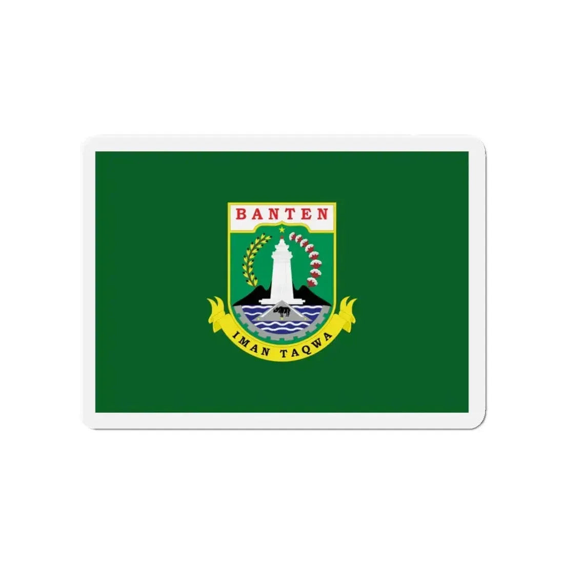 Flag of Banten Indonesia - Refrigerator Magnet 3 Inch - The Sticker Space