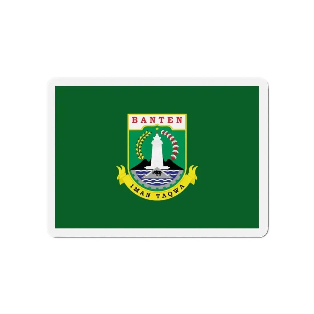 Flag of Banten Indonesia - Refrigerator Magnet 4 Inch - The Sticker Space