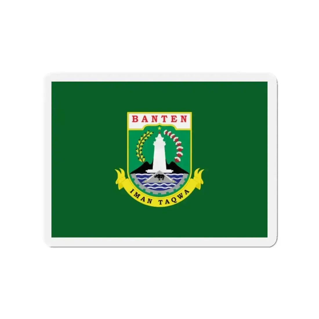 Flag of Banten Indonesia - Refrigerator Magnet - The Sticker Space