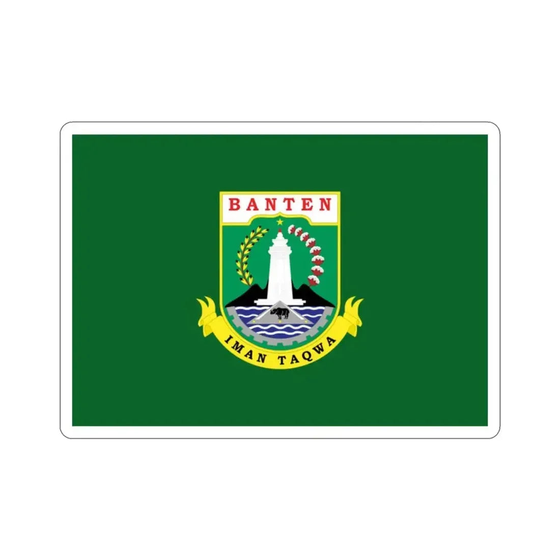 Flag of Banten Indonesia STICKER Vinyl Die-Cut Decal 2 Inch - The Sticker Space