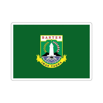 Flag of Banten Indonesia STICKER Vinyl Die-Cut Decal 5 Inch - The Sticker Space