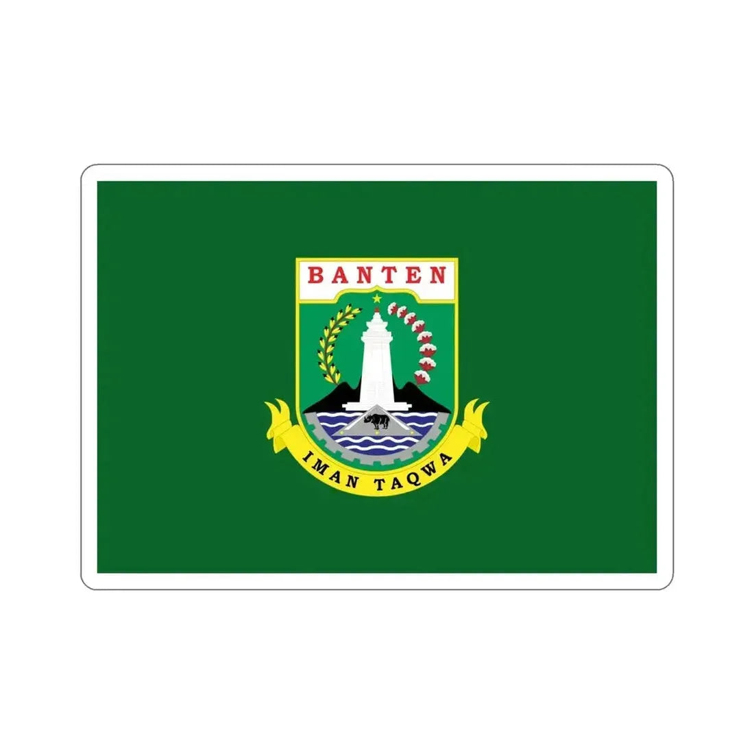 Flag of Banten Indonesia STICKER Vinyl Die-Cut Decal - The Sticker Space