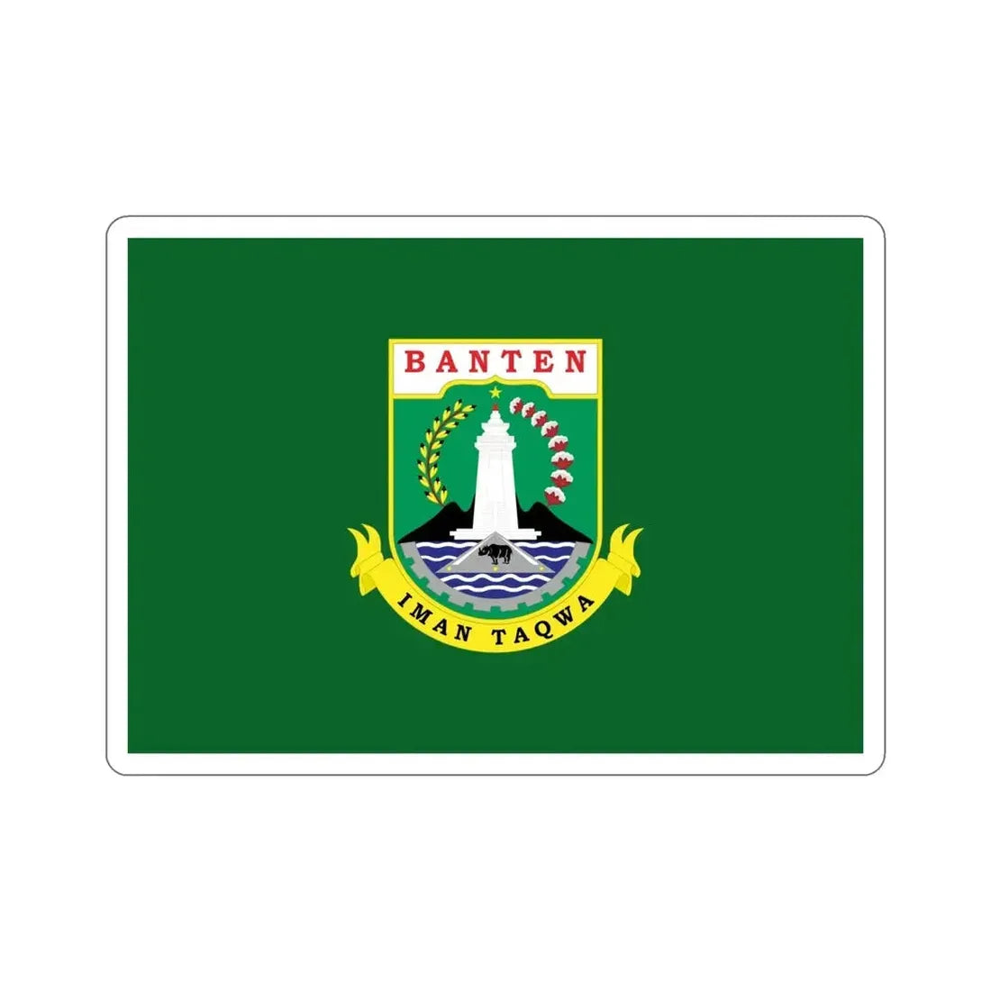 Flag of Banten Indonesia STICKER Vinyl Die-Cut Decal - The Sticker Space