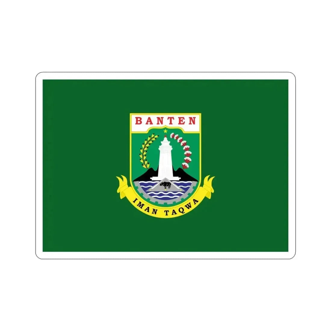 Flag of Banten Indonesia STICKER Vinyl Die-Cut Decal - The Sticker Space
