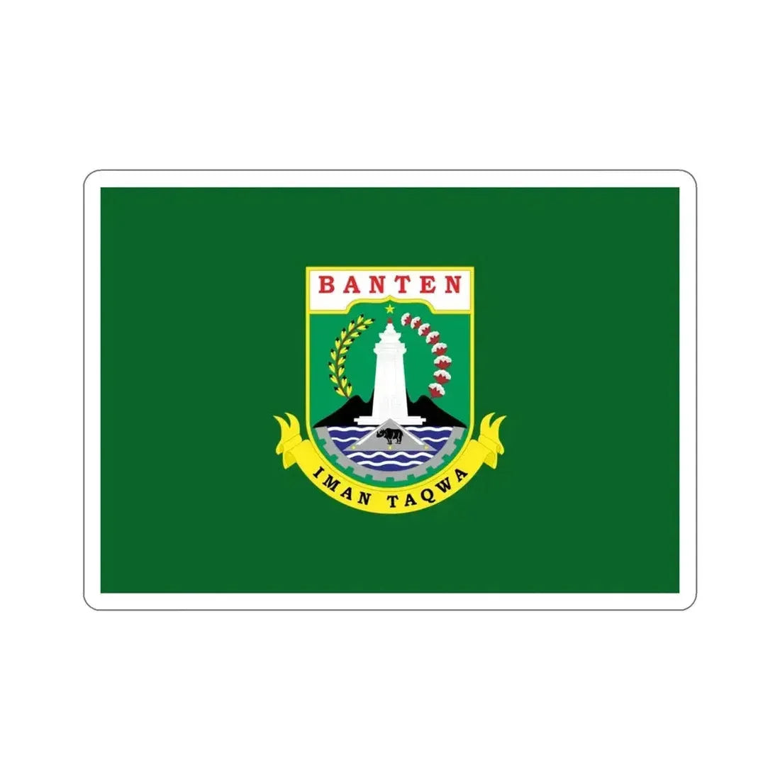 Flag of Banten Indonesia STICKER Vinyl Die-Cut Decal - The Sticker Space