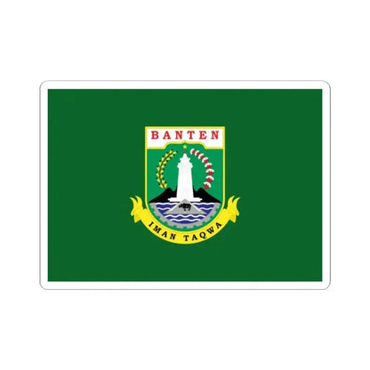 Flag of Banten Indonesia - STICKER Vinyl Kiss-Cut Decal 2 Inch White - The Sticker Space