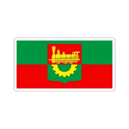 Flag of Baranavichy (Belarus) STICKER Vinyl Kiss-Cut Decal 6 Inch White - The Sticker Space