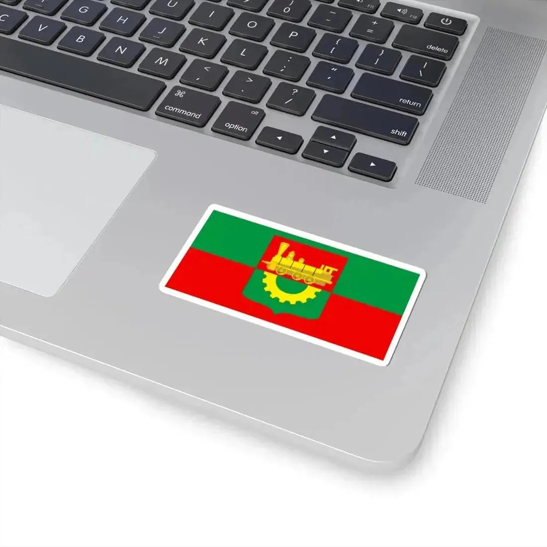 Flag of Baranavichy (Belarus) STICKER Vinyl Kiss-Cut Decal - The Sticker Space