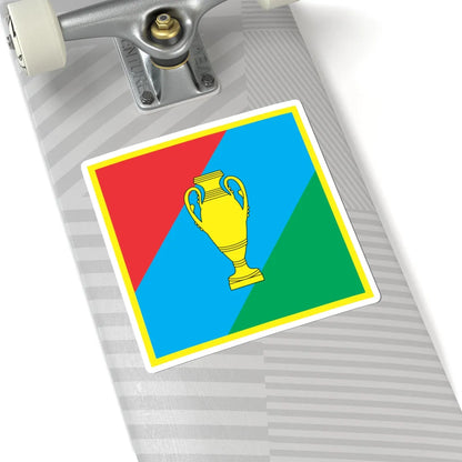 Flag of Baranivka (Ukraine) STICKER Vinyl Kiss-Cut Decal - The Sticker Space