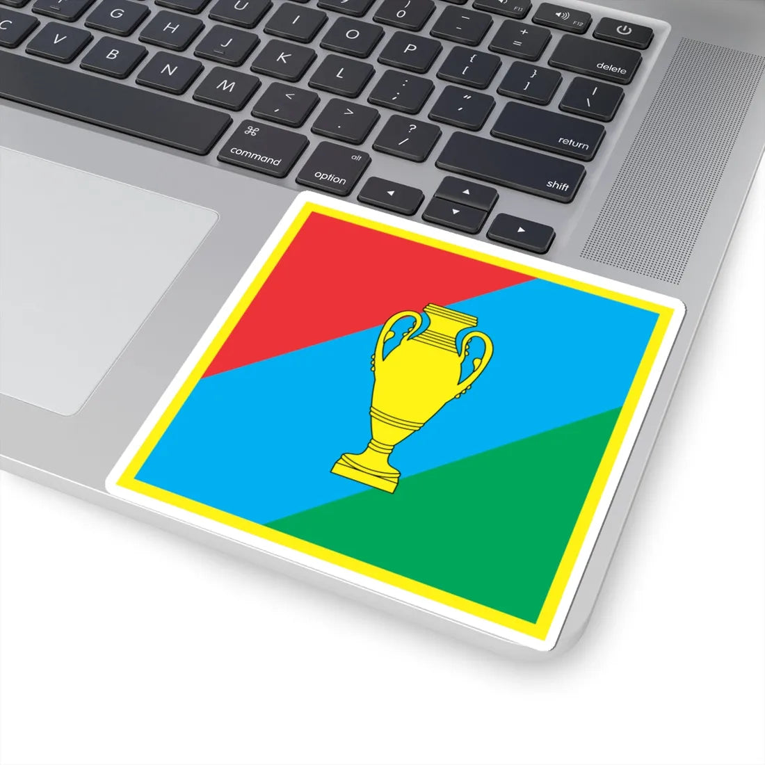 Flag of Baranivka (Ukraine) STICKER Vinyl Kiss-Cut Decal - The Sticker Space