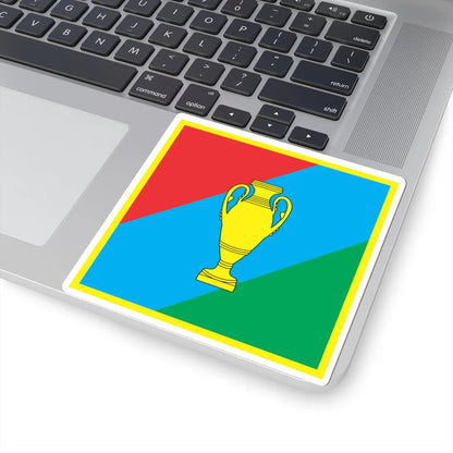 Flag of Baranivka (Ukraine) STICKER Vinyl Kiss-Cut Decal - The Sticker Space