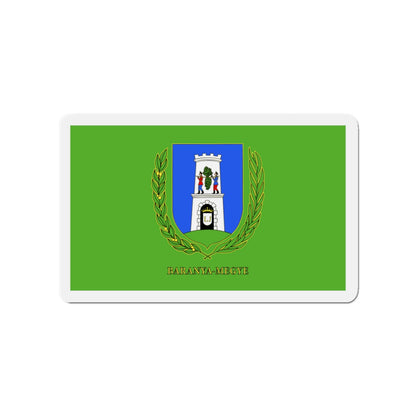 Flag of Baranya County Hungary - Die-Cut Magnet-3" x 3"-The Sticker Space