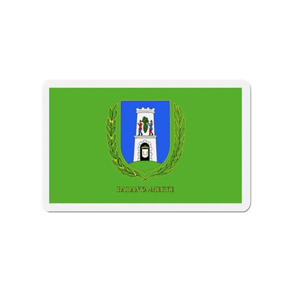 Flag of Baranya County Hungary - Refrigerator Magnet 3 Inch - The Sticker Space