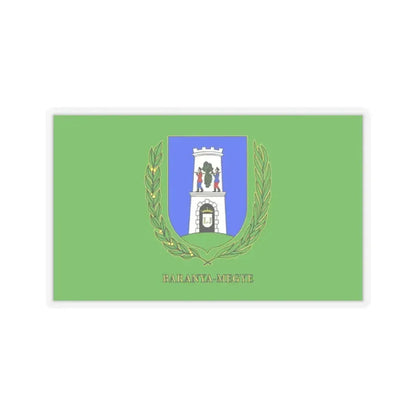 Flag of Baranya County Hungary - STICKER Vinyl Kiss-Cut Decal 2 Inch Transparent - The Sticker Space